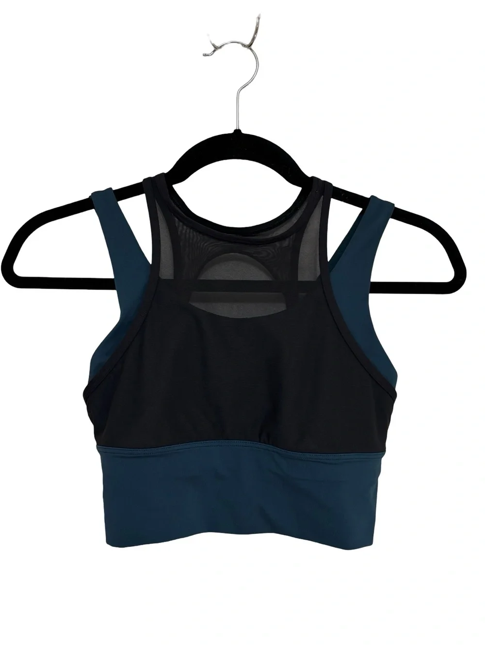 Lululemon Double Tap Bra II in Submarine and Black - Size 4